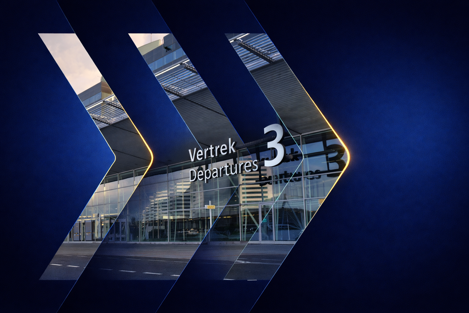 Vertrekhal 3 Schiphol taxi